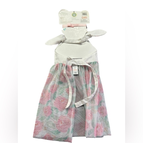 LITTLE ME girls bunny play apron up to size 4T NWT - Picture 3 of 3